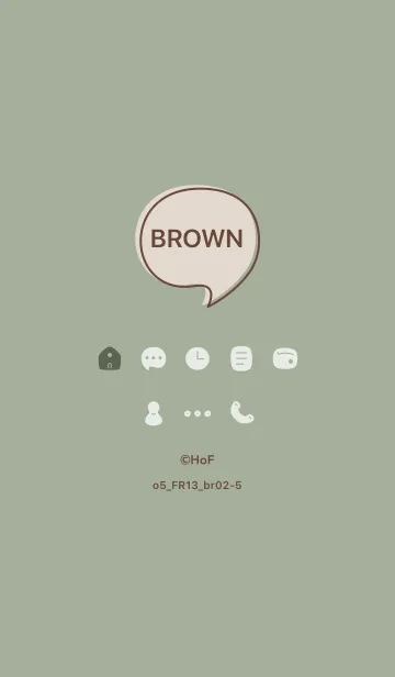 [LINE着せ替え] o5_13_スモーキーMアッシュ ブラウン2-5の画像1