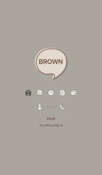 [LINE着せ替え] o5_13_スモーキーアッシュ ブラウン2-6の画像1