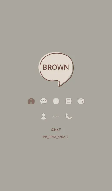 [LINE着せ替え] P6_13_スモーキーアッシュ ブラウン2-3の画像1