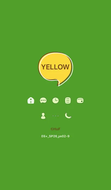 [LINE着せ替え] E6+26_イエロー2-9の画像1