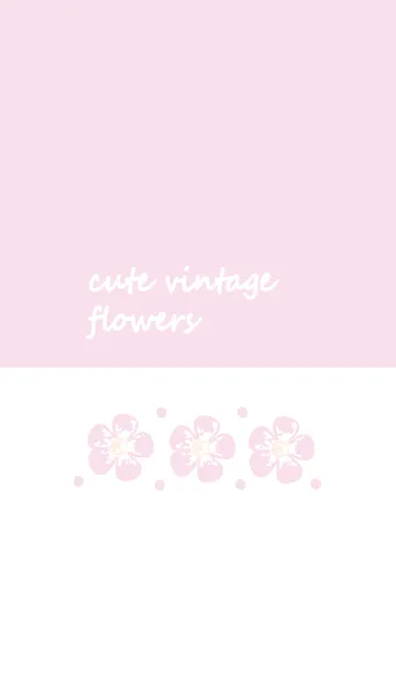 [LINE着せ替え] Cute vintage flower 69 :)の画像1