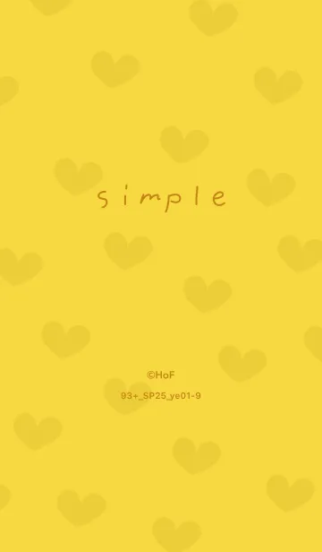 [LINE着せ替え] 93+25_イエロー1-9の画像1