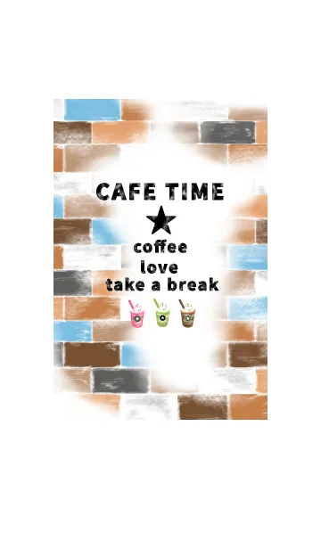 [LINE着せ替え] CAFE TIME take a breakの画像1