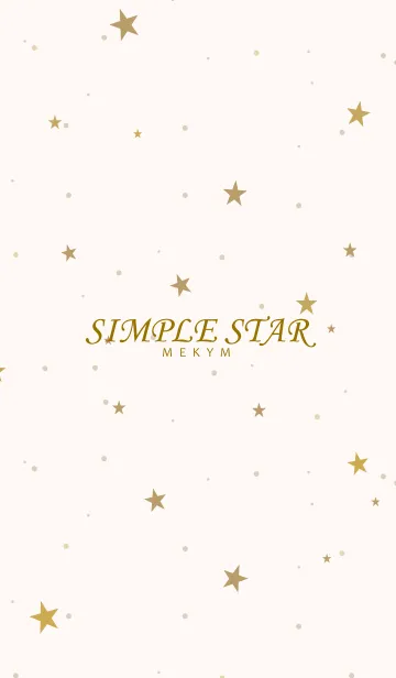 [LINE着せ替え] SIMPLE STAR - NATURAL YELLOW - 9の画像1
