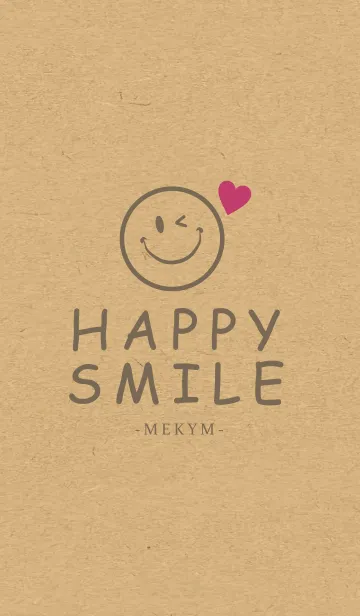 [LINE着せ替え] HAPPY SMILE KRAFT -LOVE- 12の画像1
