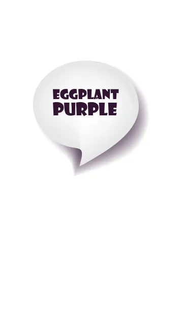 [LINE着せ替え] Eggplant Purple & White Theme Vr.3 (JP)の画像1