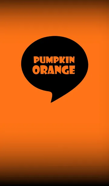 [LINE着せ替え] Pumpkin Orange And Black Vr.4 (JP)の画像1