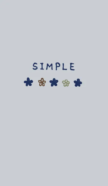 [LINE着せ替え] スマートなお花の画像1