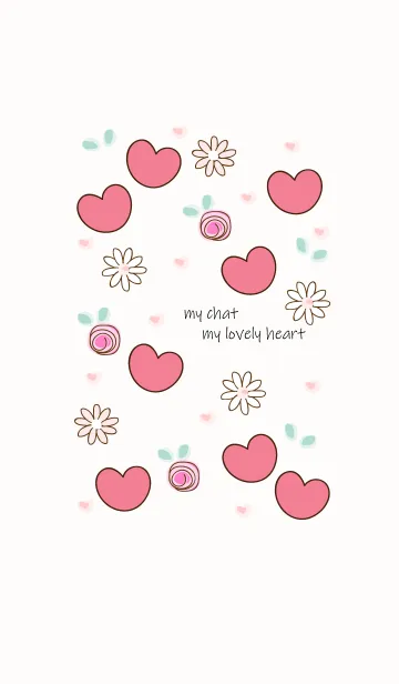 [LINE着せ替え] My chat my lovely heart 15の画像1