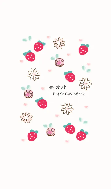 [LINE着せ替え] My chat my strawberry 50の画像1