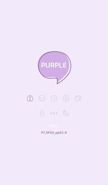 [LINE着せ替え] P7_24_パープル2-9の画像1