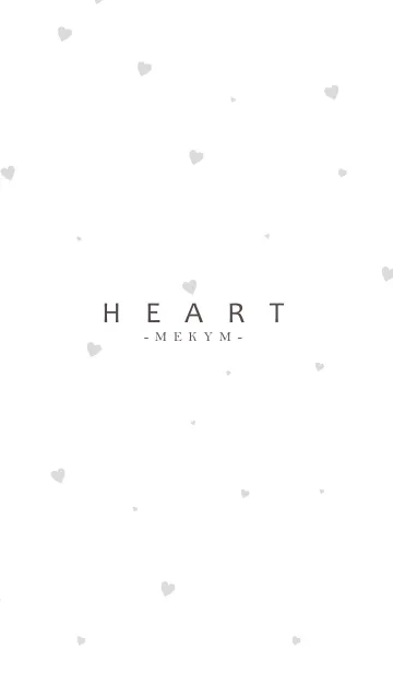 [LINE着せ替え] HEART Gray-MEKYM- 10の画像1