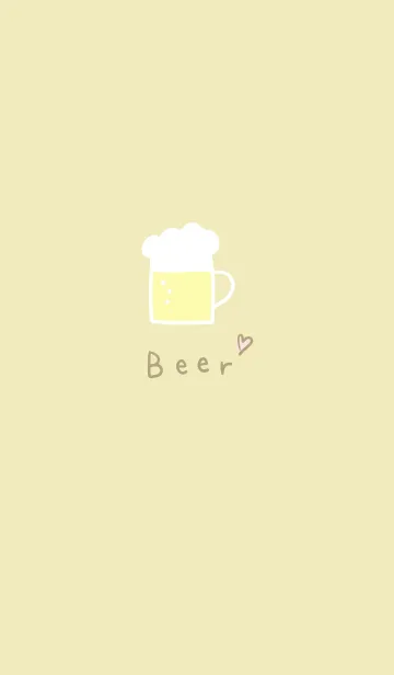 [LINE着せ替え] ビールと枝豆の画像1