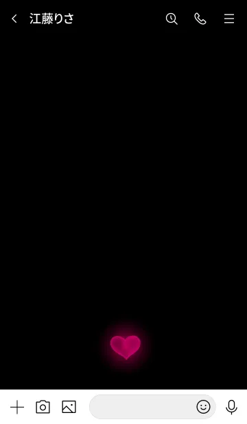 [LINE着せ替え] HEART LIGHT -MEKYM- 10の画像3