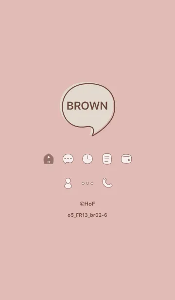 [LINE着せ替え] o5_13_ピンク ブラウン2-6の画像1