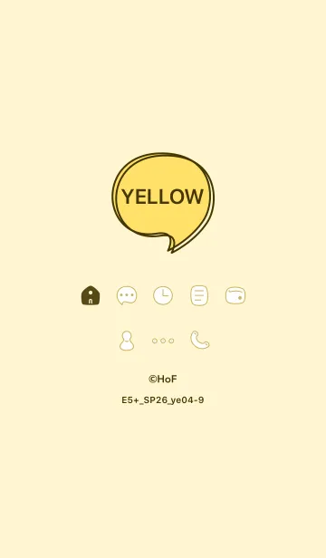 [LINE着せ替え] E5+26_イエロー4-9の画像1