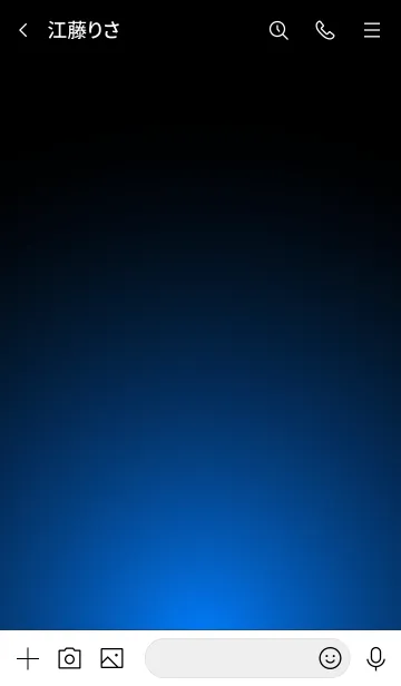 [LINE着せ替え] ROYAL BLUE STARLIGHTの画像3