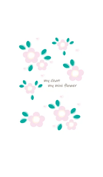 [LINE着せ替え] My chat my mini flower 50の画像1