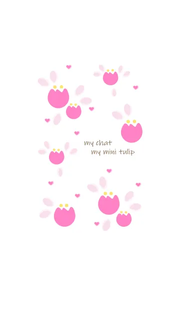 [LINE着せ替え] My chat my mini tuips 51の画像1