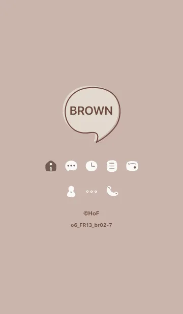 [LINE着せ替え] o6_13_ベージュ2 ブラウン2-7の画像1