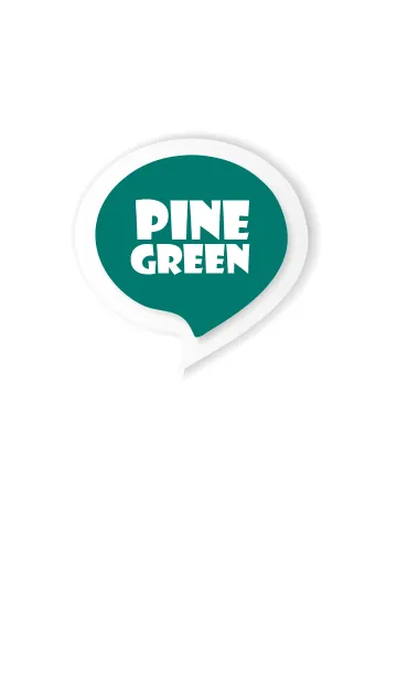 [LINE着せ替え] Pine Green Button In White V.3 (JP)の画像1