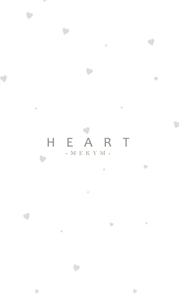 [LINE着せ替え] HEART Gray-MEKYM- 11の画像1