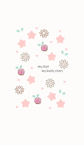 [LINE着せ替え] My chat my lovely stars 15の画像1