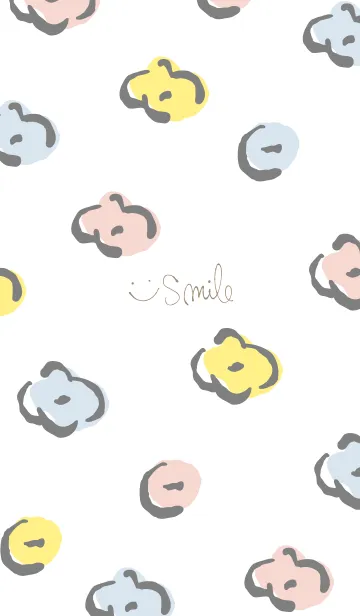 [LINE着せ替え] 手書きお花 ランダム3の画像1