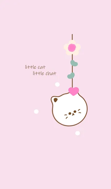 [LINE着せ替え] little cat with little heart 65の画像1