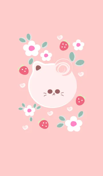 [LINE着せ替え] Cute cat theme 101 :)の画像1