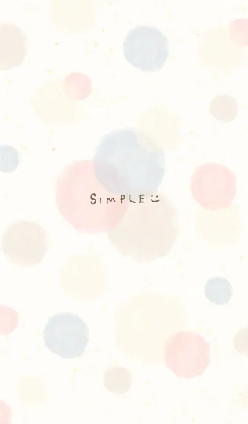 [LINE着せ替え] シンプル 水彩2の画像1