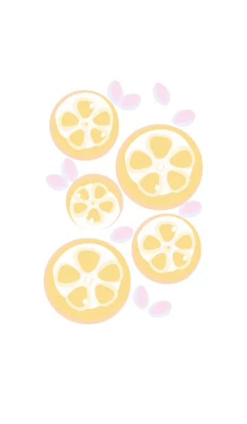 [LINE着せ替え] Sliced lemon theme 84の画像1