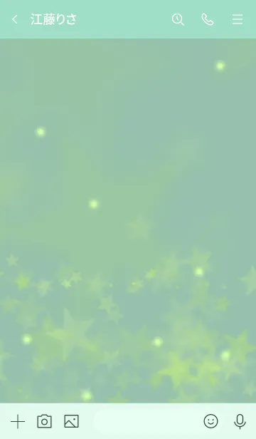 [LINE着せ替え] スター GRN 01の画像3