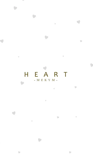 [LINE着せ替え] HEART Gray-MEKYM- 12の画像1