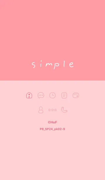 [LINE着せ替え] P8_24_ピンク2-9の画像1