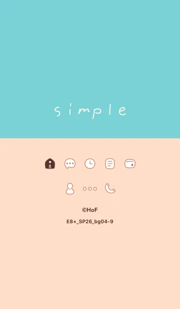[LINE着せ替え] E8+26_ベージュ4-9の画像1