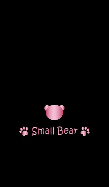 [LINE着せ替え] Small Bear *GLOSSYPINK*の画像1