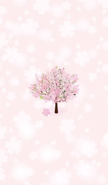 [LINE着せ替え] Simple Sakura in Spring.の画像1