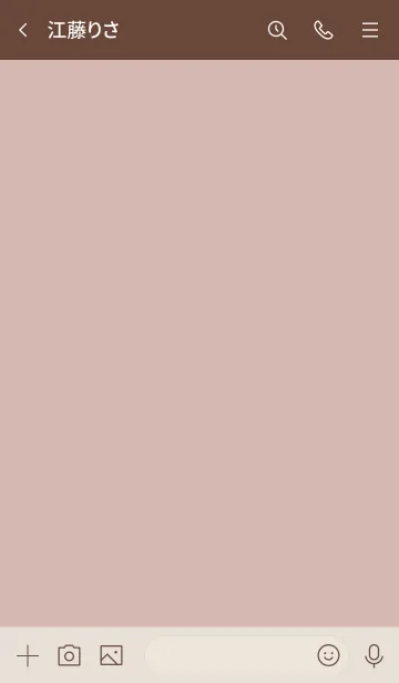 [LINE着せ替え] シンプル月＊くすみピンクの画像3