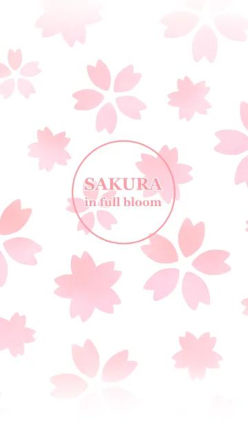 [LINE着せ替え] SAKURA in full bloom【Pink】の画像1