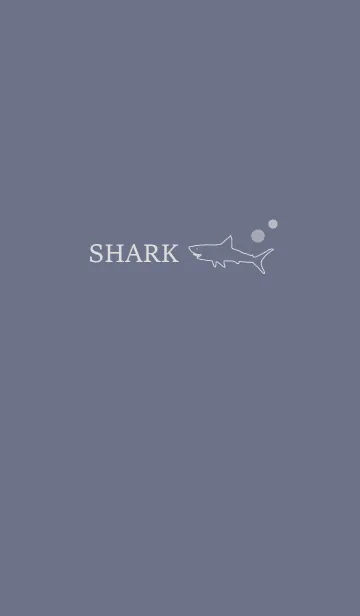 [LINE着せ替え] SHARK -navy gray-の画像1