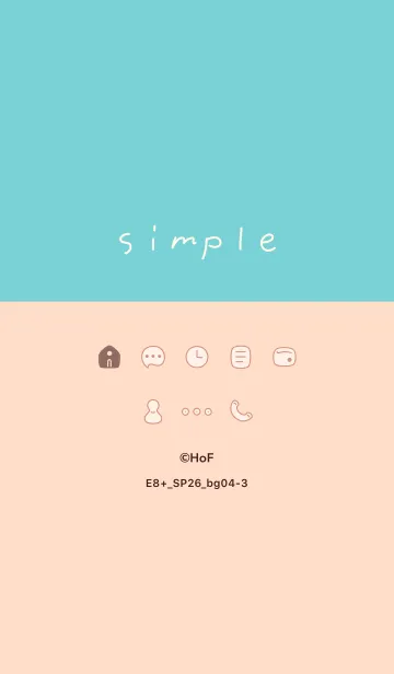[LINE着せ替え] E8+26_ベージュ4-3の画像1