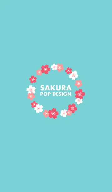 [LINE着せ替え] SAKURA POP DESIGNの画像1