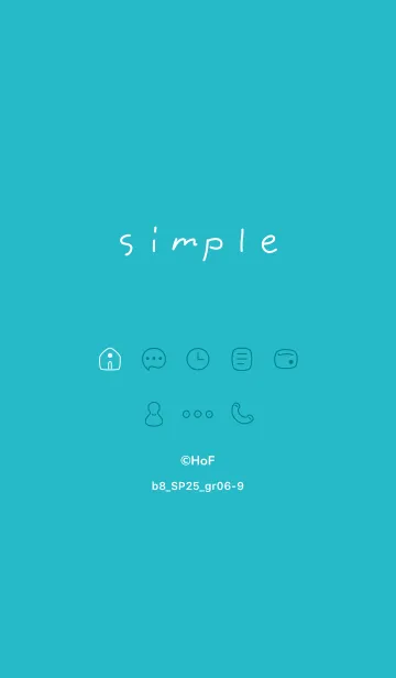 [LINE着せ替え] b8_25_グリーン6-9の画像1