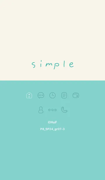 [LINE着せ替え] P8_24_グリーン7-3の画像1