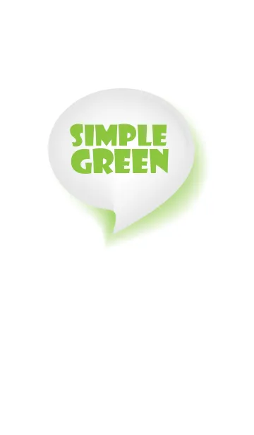 [LINE着せ替え] Green & White Theme Vr.3 (JP)の画像1