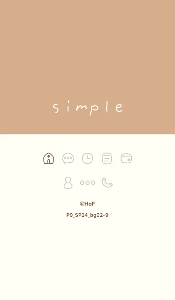 [LINE着せ替え] P9_24_ベージュ2-9の画像1