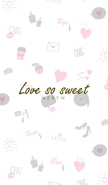 [LINE着せ替え] - Love so sweet - MEKYM 2の画像1