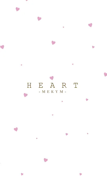 [LINE着せ替え] HEART Pink -MEKYM- 13の画像1