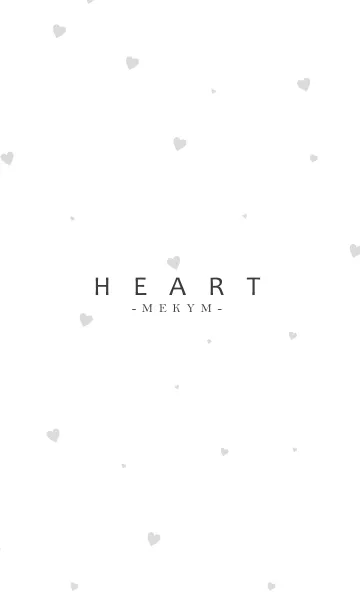 HEART Gray-MEKYM- 13のLINE着せ替え